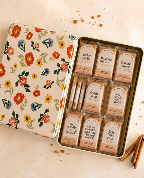 Poppies & Pinks Biscuit Tin Gift Box